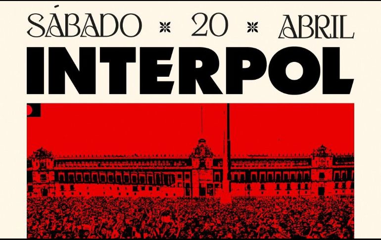 La Secretaría de Cultura de la Ciudad de México detalló que habrá invitados especiales para el concierto de Interpol. ESPECIAL/ X/@CulturaCiudadMx..