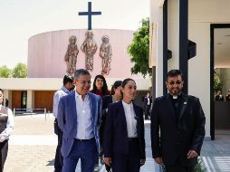 Sheinbaum presentó su proyecto ante líderes católicos. EL UNIVERSAL