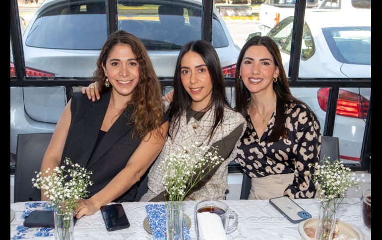 Marcela Linares, Estefi Sánchez y Marcela de la Torre. GENTE BIEN JALISCO/ Antonio Rodríguez