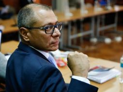 En la audiencia, Andrés Villegas, abogado de Glas, argumentó que la captura del exvicepresidente fue ilegal. EFE / ARCHIVO