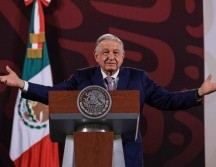 López Obrador invita al ganador de las próximas elecciones a continuar impulsando la industria de la construcción. SUN/Gabriel Pano