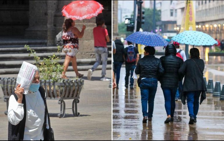 De forma general, las tardes podrían ser con calor seguidas de tormentas con granizo y viento. El resto del país estaría mayormente seco. EL INFORMADOR / ARCHIVO