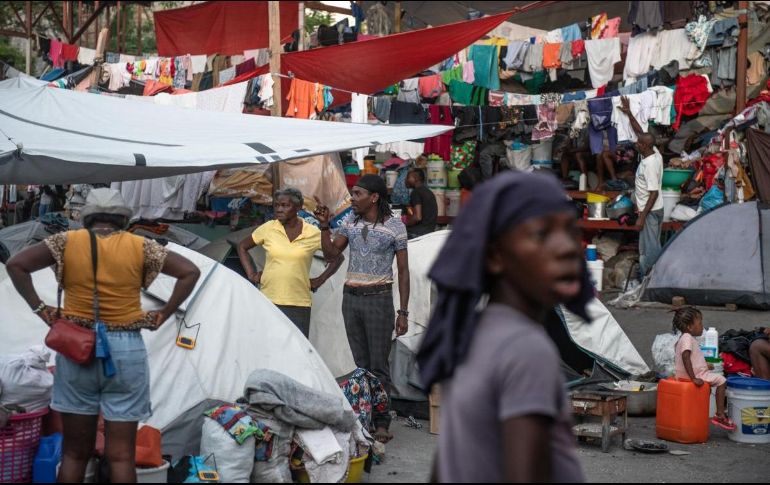 Se indica que el 63 % de quienes se fueron en el último mes de la zona metropolitana de Puerto Príncipe, antes habían sido desplazados internos. EFE / ARCHIVO