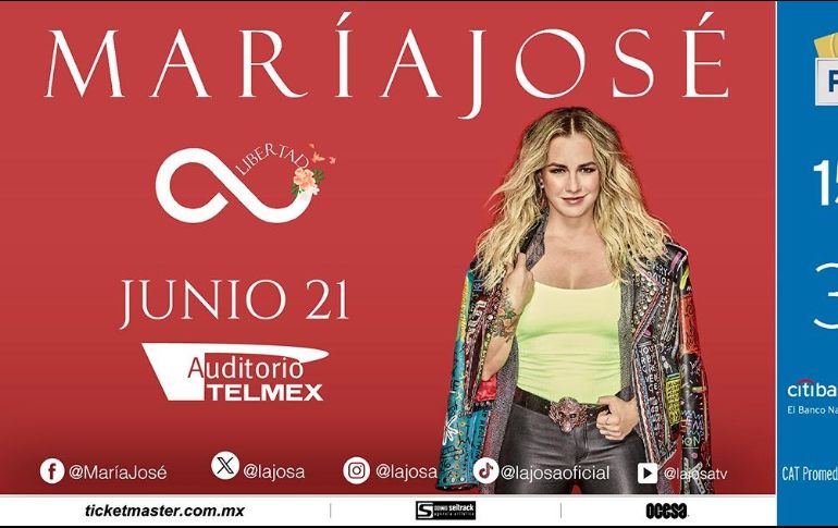 María José sobresalió como solista en 2007, gracias a su disco homónimo en donde incluyó canciones llenas de pop, dance y balada.  ESPECIAL.