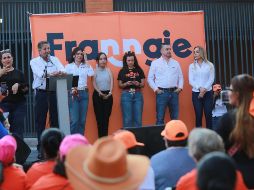 Frangie y Mónica Magaña hicieron un llamado para mantener a Zapopan como una ciudad de primera y no de cuarta con el fin de no permitir la entrada de la llamada “4T”. ESPECIAL/Juan José Frangie.
