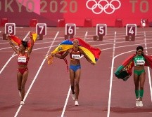 Yulimar Rojas no podrá defender su título olímpico en salto triple. AP/C. Riedel