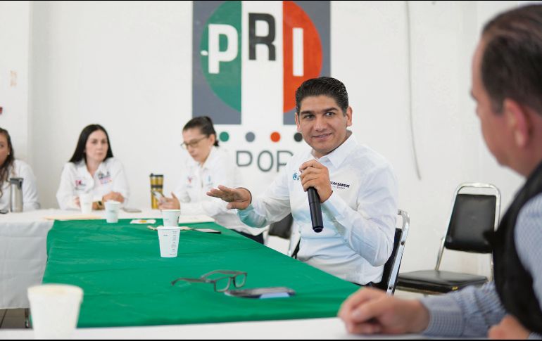 Los candidatos a diputados y el abanderado por Zapopan discutieron sus iniciativas. ESPECIAL