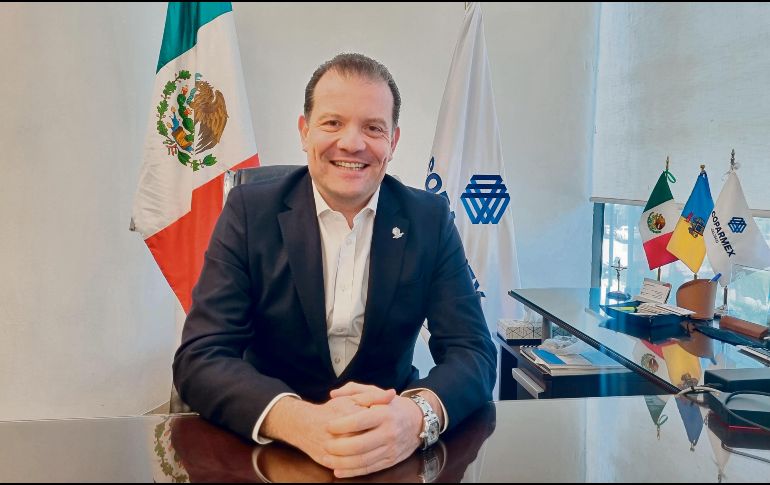 Raúl Flores López, el presidente de Coparmex invita a que toda la sociedad sea partícipe de las licitaciones que realiza el gobierno. CORTESÍA