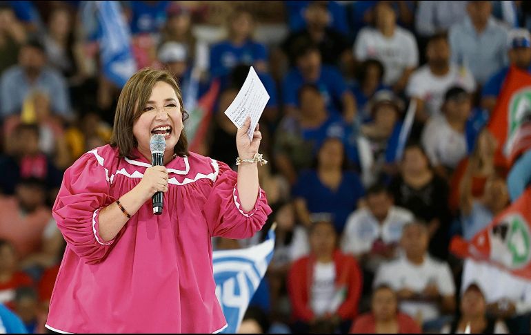 La aspirante presidencial reiteró que buscará apoyar al campo del país de ganar la Presidencia y se comprometió con el sector en el Norte de México. EL UNIVERSAL