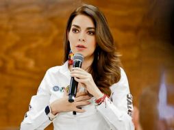 La candidata invitó a reflexionar acerca de la importancia de velar por los niños. ESPECIAL