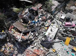 Durante la mañana de este martes 16 de abril, un domicilio ubicado las calles Jesús Lecuona y Francisco I. Madero, en la colonia Miguel Hidalgo, en la alcaldía Tlalpan, explotó por la acumulación de gas. SUN / I. Montaño