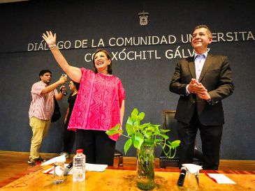 Xóchitl Gálvez indicó que de llegar a ser presidenta regresará los apoyos retirados por Morena al Consejo Nacional de Humanidades, Ciencias y Tecnologías. EL INFORMADOR/A. NAVARRO