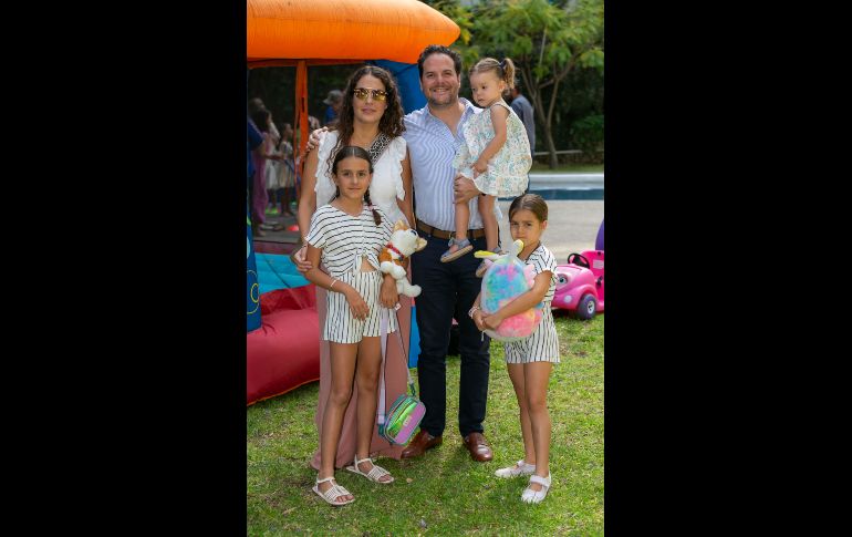 Sofía Aceves, Xavier Garciaméndez, Nicole Garciaméndez, Sofía Garciaméndez y Alessa Garciaméndez. GENTE BIEN JALISCO / Jorge Soltero