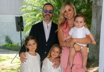 Javier Moreno, Paola Orozco, Lucca Moreno, Mikaela Moreno y Dominika Moreno. GENTE BIEN JALISCO/ Jorge Soltero