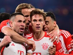 Un remate de cabeza de Joshua Kimmich llevó al Bayern Múnich a una victoria por 1-0 sobre Arsenal el miércoles. AP/ C. Bruna.