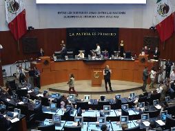 El pleno de la Cámara de Senadores aprobó el decreto por el que se reforman los artículos 129 y 148 de la Ley de Amparo. X / @senadomexicano.