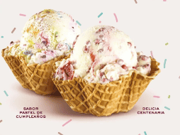 Los sabores de helado que te estará regalando Santa Clara este día son Pastel de Cumpleaños y Delicia Centenaria. INSTAGRAM/@Santa Clara Mx