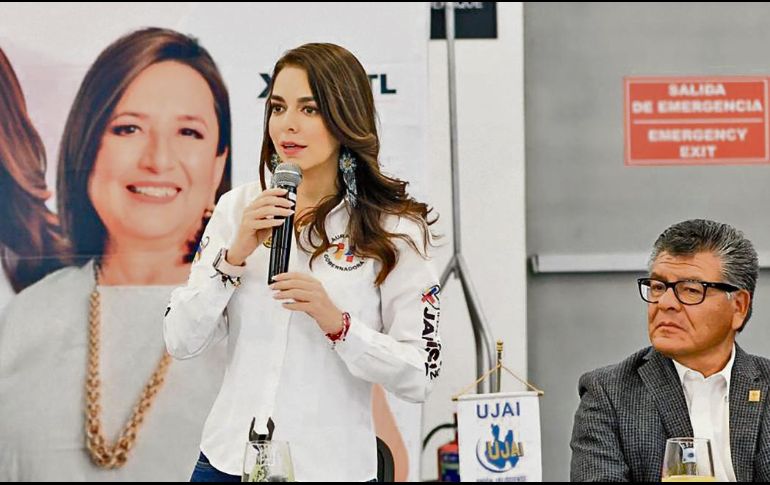 Laura Haro, candidata a la Gubernatura de Jalisco por los partidos PRI, PAN y PRD. ESPECIAL