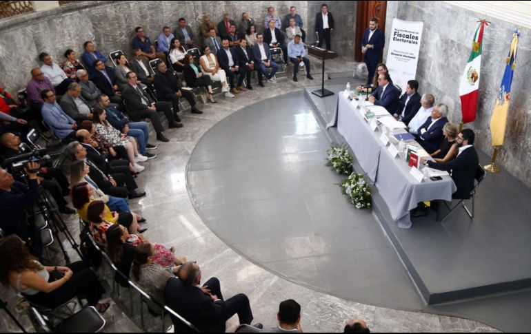 De momento, el Tribunal Electoral local no ha emitido alguna postura sobre los comentarios que realizó el magistrado presidente. ESPECIAL/X/ @Triejal_Jalisco.