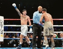 García se impuso por puntuaciones de 115-109, 114-110 y 112-112 y acabó con el invicto de Haney. AFP/A. Bello