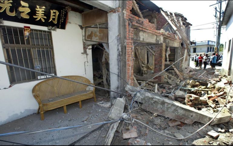 Aún no se conocen los daños, ni las víctimas del sismo en Taiwán. ARCHIVO/NOTIMEX