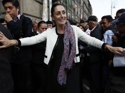 Sheinbaum ya tiene claro dónde festejará , en caso de ganar la elección presidencial. AP / ARCHIVO