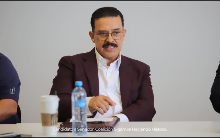 El candidato a Senador por Morena, Carlos Lomelí Bolaños pretende abrir diálogos con Claudia Sheinbaum para promover la cercanía de Jalisco y la Federación. ESPECIAL