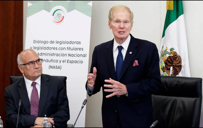 El titular de la NASA, Bill Nelson, aseguró este martes en el Senado que el mundo atraviesa por “una era dorada en la exploración espacial”. EFE/ Cámara De Senadores.