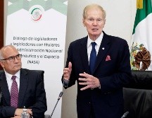 El titular de la NASA, Bill Nelson, aseguró este martes en el Senado que el mundo atraviesa por “una era dorada en la exploración espacial”. EFE/ Cámara De Senadores.