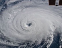 Imagen capturada por la NASA del peligroso Huracán Florence en 2028. TWITTER / @Space_Station