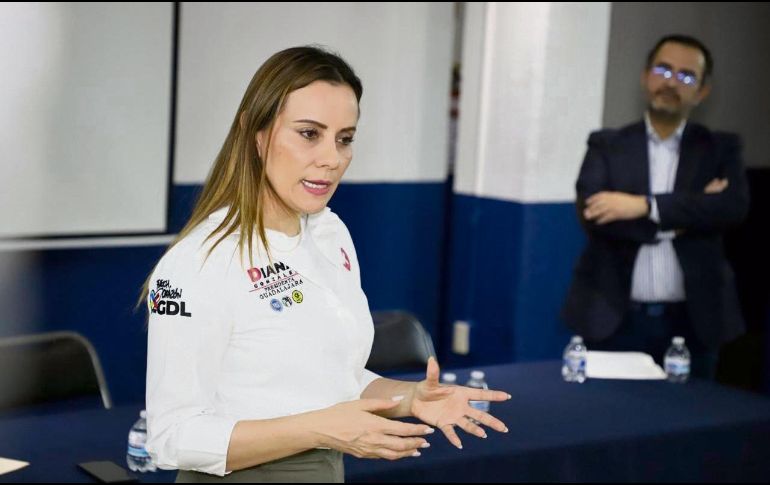 La panista ayudará a los hijos de los policías para acceder a la educación superior. ESPECIAL