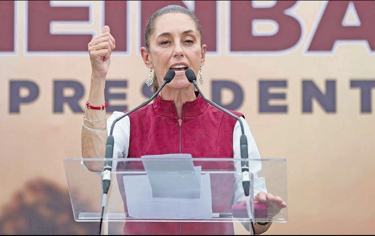 La candidata apoya la decisión del Presidente respecto al tema del Poder Judicial. EL UNIVERSAL