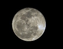 La Luna Llena Rosa vista desde el municipio de Santa Lucía, en Honduras EFE/G. Amador