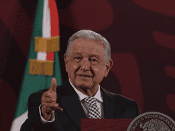 Andrés Manuel López Obrador, presidente de México, durante su conferencia matutina en Palacio Nacional. SUN/C. Mejía