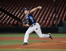 Kevin McGovern. El abridor de Jalisco cumplió con una aceptable salida de 5 entradas en las que permitió sólo dos carreras. X/charrosbeisbol