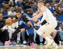 Paolo Banchero lideró al Magic al anotar 31 puntos para una victoria aplastante. AP/J. Raoux