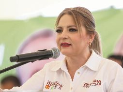 Claudia Delgadillo anunció el respaldo a los desalojados de Miramar. ESPECIAL