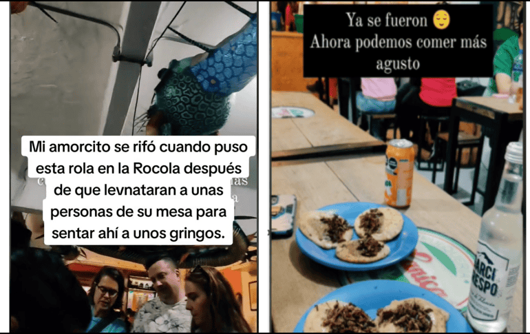 Una usuaria de TikTok compartió esta incómoda experiencia en una pulquería de la CDMX. ESPECIAL / TIKTOK @olivioletta