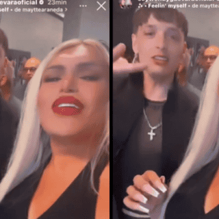 Wendy Guevara conoce a Peso Pluma en los Latin AMAs