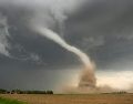 Se vio un tornado masivo al norte de Lincoln, también en el condado de Lancaster. Unsplash