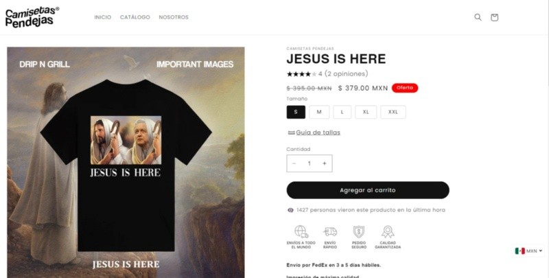 CORTESÍA / Camisetas Pendejas&nbsp;