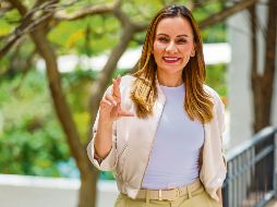 La candidata de la coalición “Fuerza y Corazón por Jalisco” apuesta por el trabajo colaborativo entre los diferentes niveles de Gobierno. EL INFORMADOR/ A. Navarro