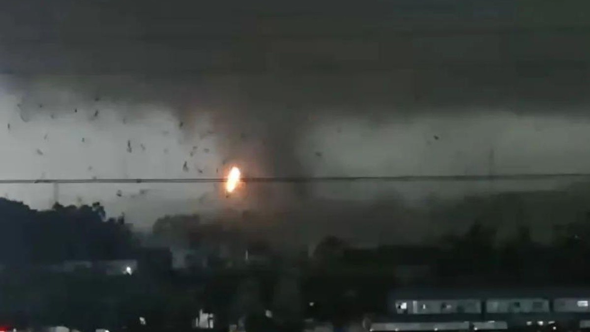Fuerte Tornado azota a Cantón.