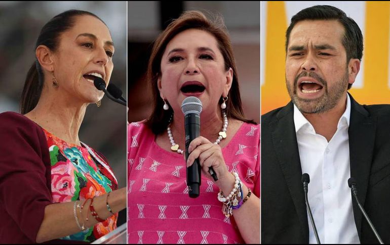 Claudia Sheinbaum, Xóchitl Gálvez y Jorge Álvarez Máynez debatirán en las inmediaciones de los Estudios Churubusco en la Ciudad de México.SUN / ARCHIVO