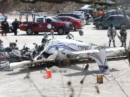 Al lugar del desplome acudió personal de Protección Civil y Bomberos de Atizapán de Zaragoza, así como paramédicos de la Cruz Roja. SUN / V. Rosas