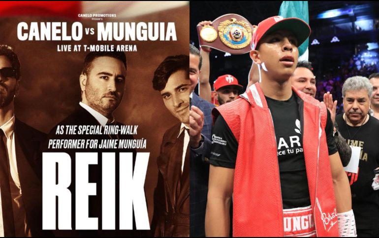 Tanto Jaime Munguía como Reik son de Baja California, así que la banda acompañará a su paisano. Instagram/ @jaimemunguiaoficial / IMAGO7.