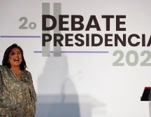 Gálvez criticó al partido oficialista Morena, acusándolo de tener vínculos con el narcotráfico y de rendir culto a la Santa Muerte. EFE / S. Gutiérrez