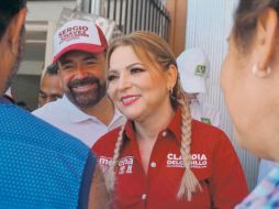 La aspirante de Morena prometió abastecer con agua potable el municipio de Acatic. ESPECIAL