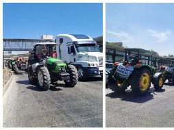 Los manifestantes exigen apoyo del gobierno federal para equidad y venta a precios justos del grano. EL INFORMADOR / J. Velazco