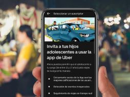 A partir de esta semana Guadalajara contará con la nueva opción para familias en movimiento: Uber Teens. CORTESÍA/Uber